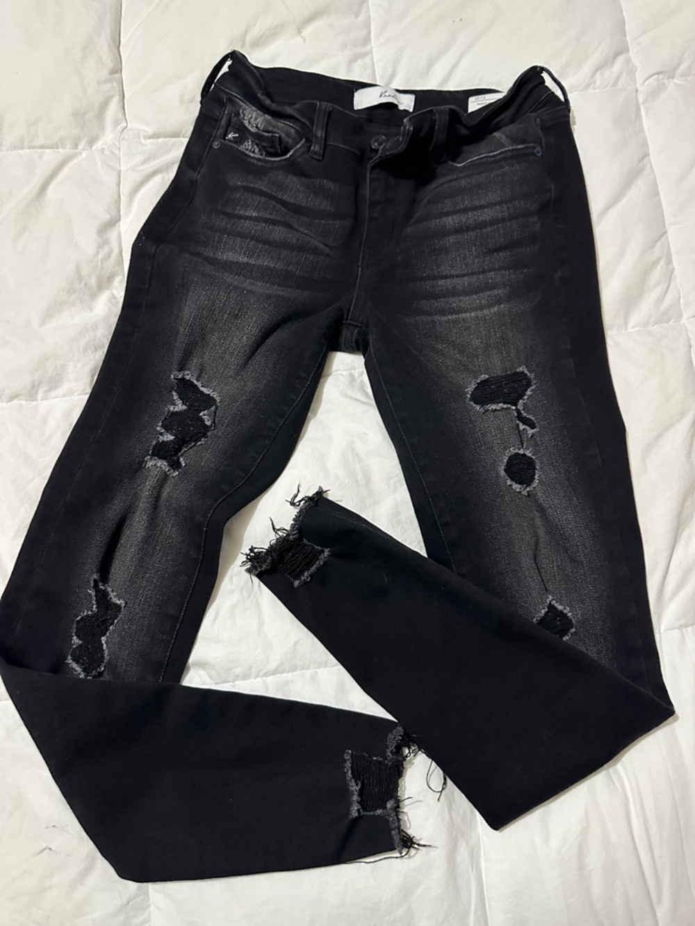 KanCan Black Ripped Skinny Jeans